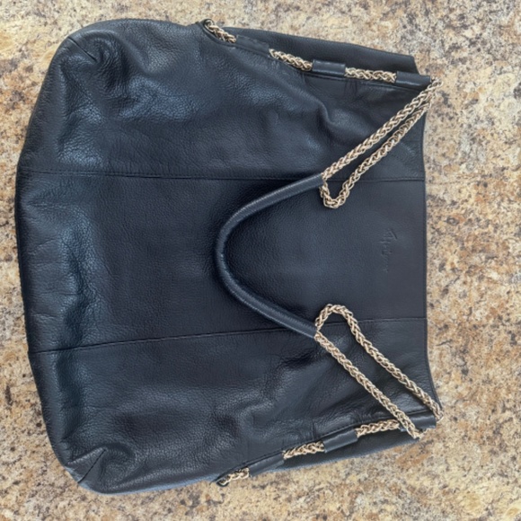 Foley & Corinna Black Leather Hobo Bag - Picture 9 of 10